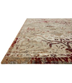 Loloi Jasmine JAS-07 Silver / Multi Area Rug 18 in. X 18 in. Sample